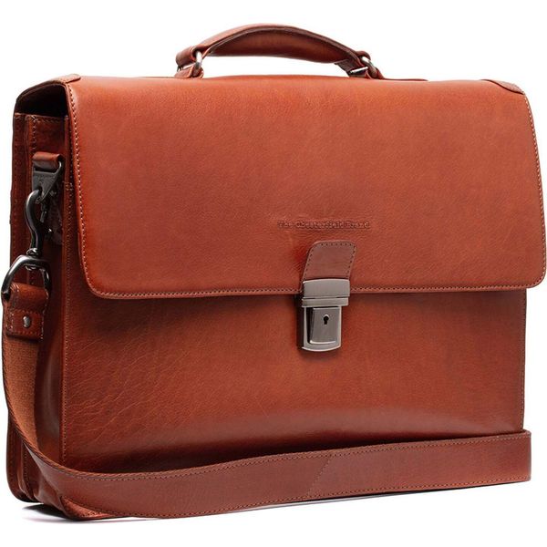 The Chesterfield Brand Borsa Da Ufficio Laptop Bag Con Scomparto Per Laptop Salvatore Laptopbag Cognac Marrone-image