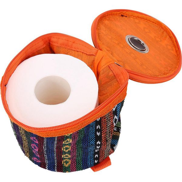 Outdoor Camping Hiking Tissue Case Salviette Box Case Holder Roll Paper Storage Bag-image