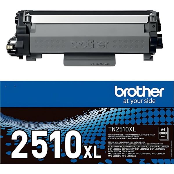 Toner TN-2510XL, Per Stampanti Brother, Circa 3.000 Pagine, Nero-image