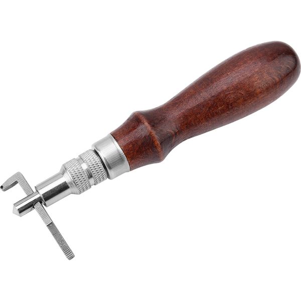 Set Per La Lavorazione Del Cuoio, Strumenti Per Il Cuoio Da 5,3 Pollici Con Manico In Legno, Strumenti Per La Lavorazione Del Cuoio, Strumento Per La Foratura, Per L'artigianato Del Cuoio Fai Da Te-image