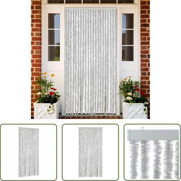 The Living Store Tenda Fly Grigio 90X220 Cm Ciniglia-image
