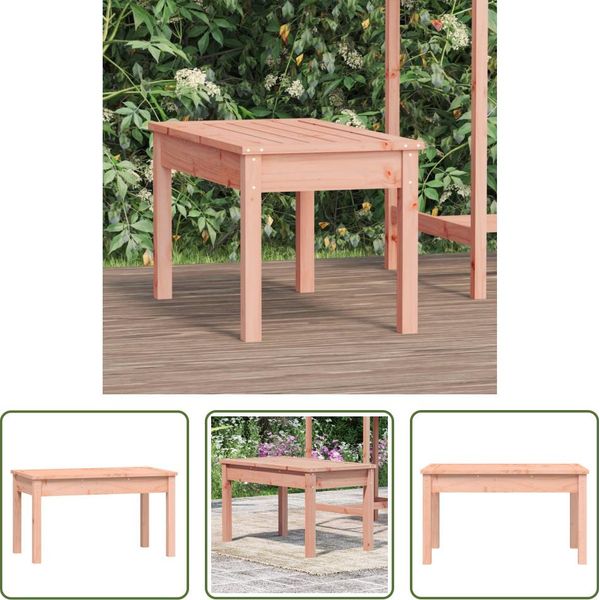 The Living Store Panca Da Giardino 80X44X45 Cm In Legno Massiccio Di Abete Douglas-image