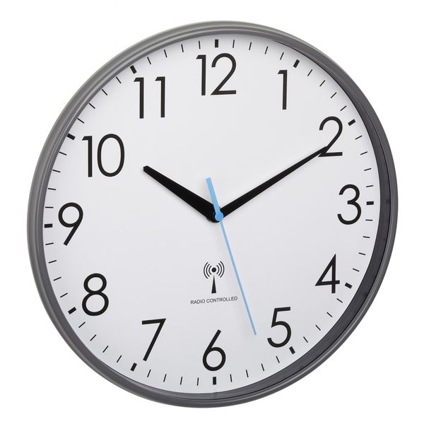 Tfa Dostmann 60.3549.10 Orologio Da Parete Radiocomandato 300 Mm X 65 Mm Grigio (60.3549.10)-image