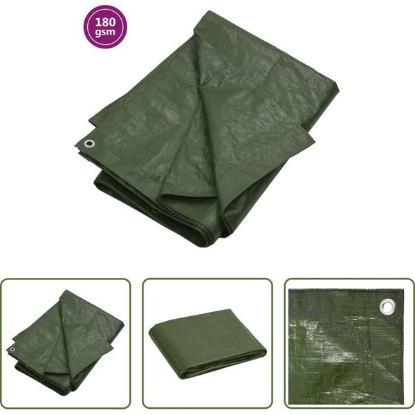 The Living Store Telone 180 G/M² 4X4 M Verde Hdpe-image