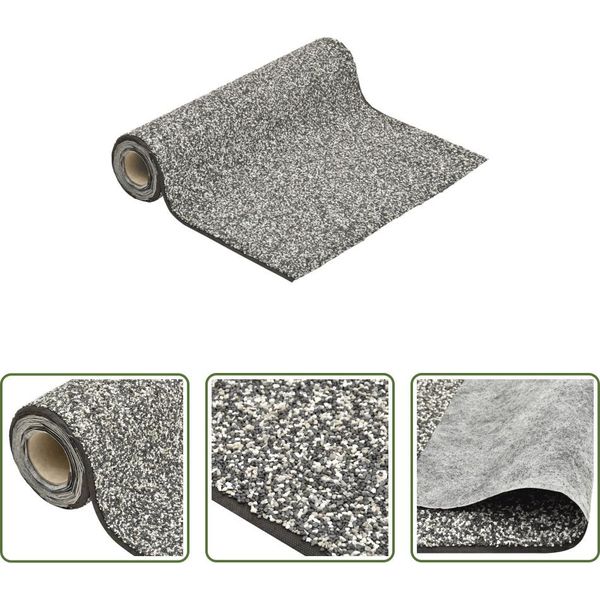 The Living Store Pietra Foil Grigio 250X100 Cm-image