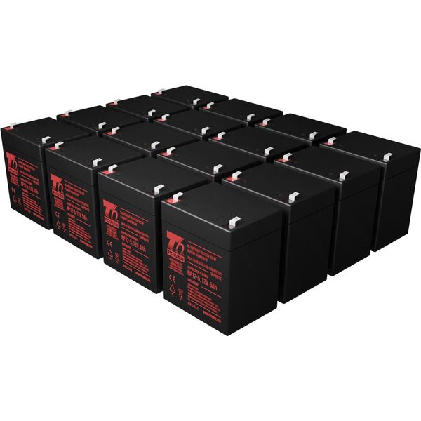 Set Di Batterie T6 Power Per Apc Smart-Ups SRT6KRMXLI, Vrla, 12 V-image