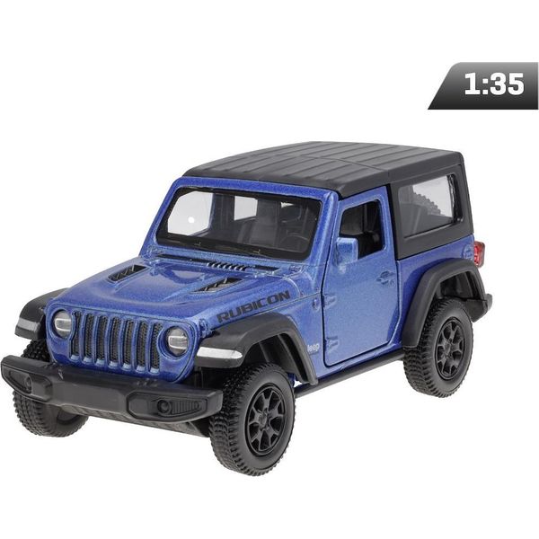 Modello 1:35 Rmz Jeep Wrangler Rubicon 2021 Hard Top, Blu-image