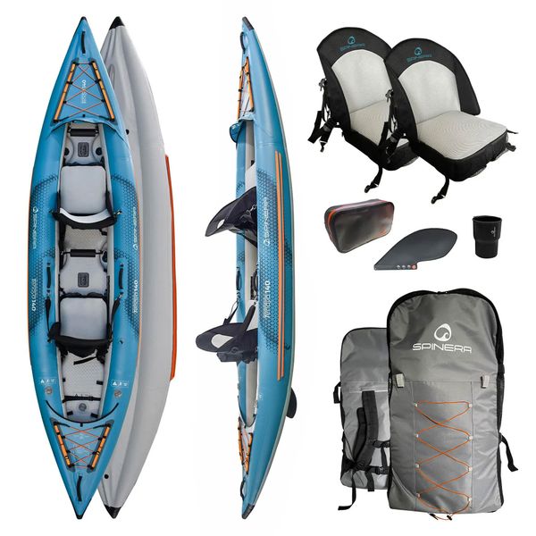 Spinera Kayak Tenaya 140 2 Persone Gonfiabile Premium Kayak Canoa Barca-image