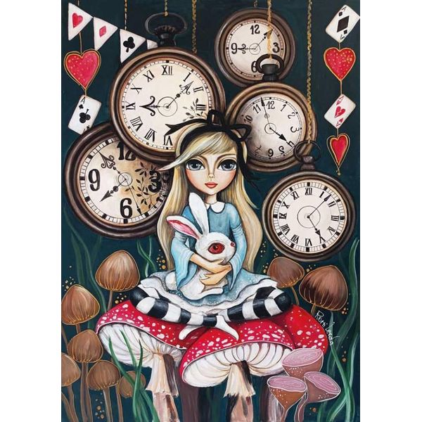 Magnolia Puzzle Alice Time - 1000 Teile Jigsaw Multicolore-image