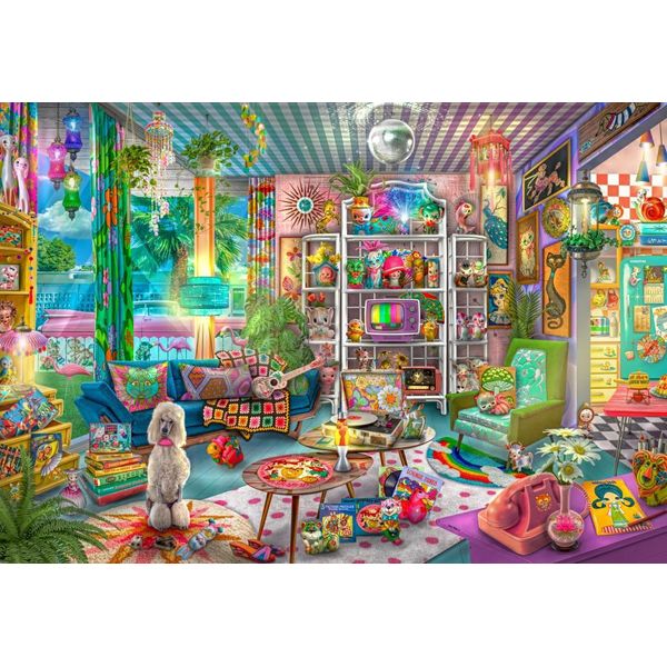 Bluebird Puzzle Puzzle Kitschy Cute Collector - 1000 Teile Bunt Retro-image