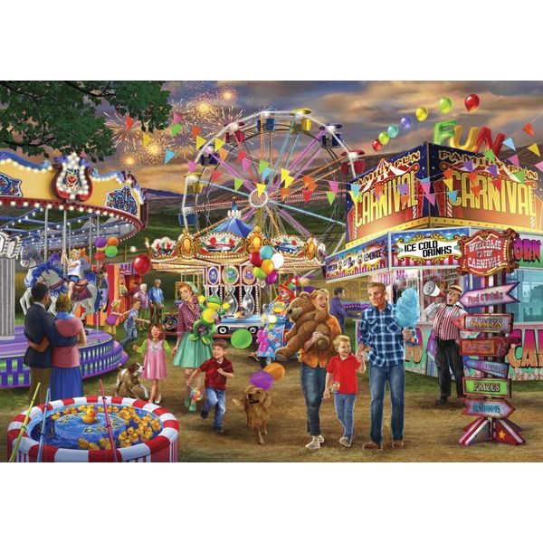 Bluebird Puzzle Family Fun Carnival - 2000 Pezzi Puzzle Carnevale Per Adulti-image
