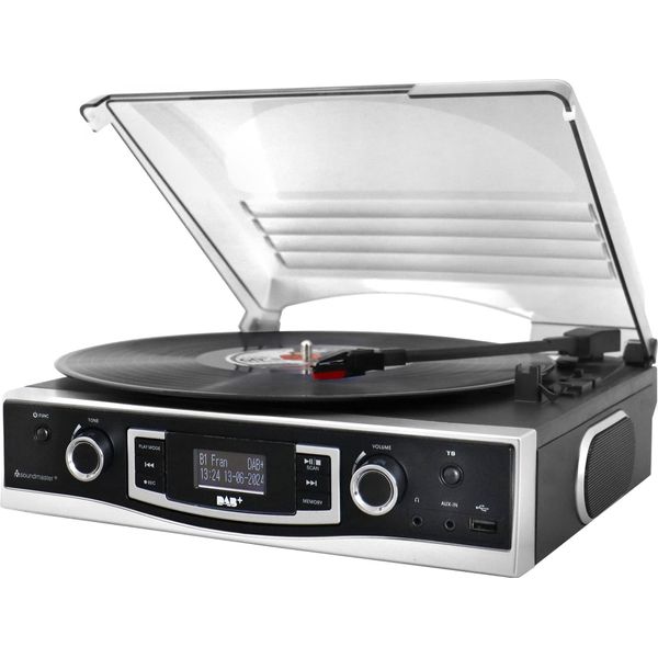 Soundmaster PL590SW Soundmaster PL590SW Plattenspieler Schwarz-image