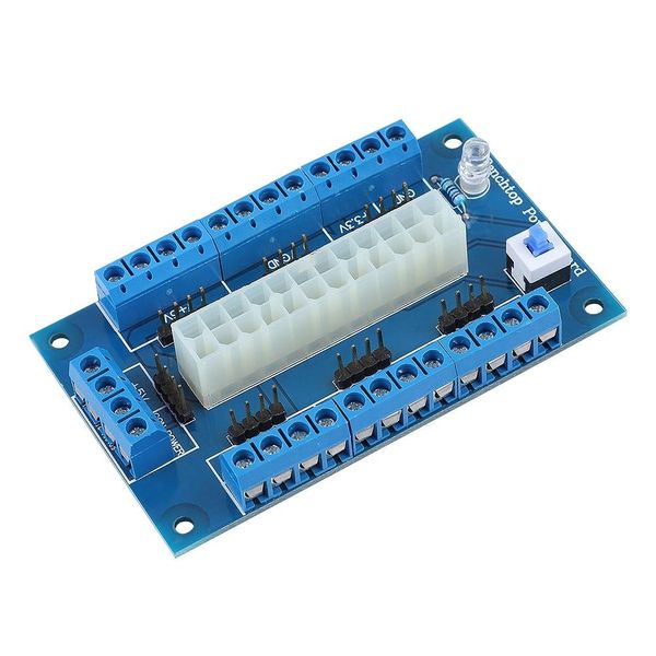 Modulo Di Alimentazione Atx A 24/20 Pin, Scheda Di Alimentazione, Scheda Di Alimentazione Per Computer Atx, Modulo Scheda Di Alimentazione Atx, Adattatore Di Alimentazione Atx, Scheda Di Alimentazione Da Banco, Adattatore Di Alimentazione Da Banco-image