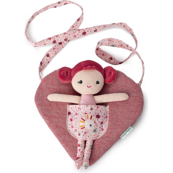 Bambola Lilliputiens Aline Con Borsa A Forma Di Cuore - Bambola Giocattolo Per Bambini-image
