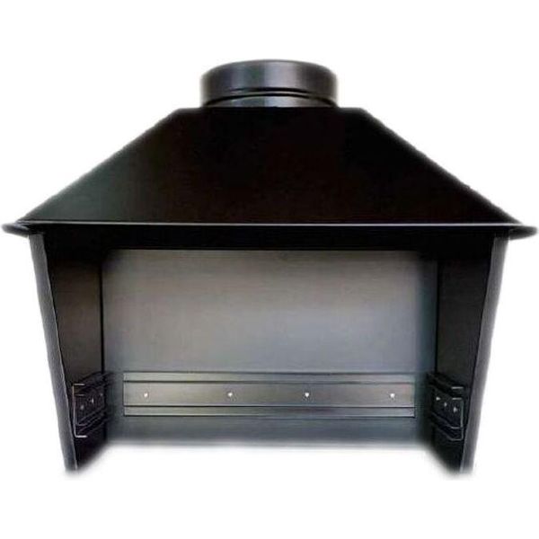 Cofano Con Griglia E Pannelli Laterali L 82 X P 54,5 X H 73 Cm Uscita Fumi 25 Cm-image