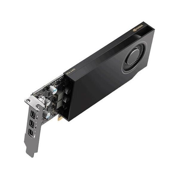 Dell Scheda Grafica Nvidia Rtx A400 4GB GDDR6 Half Height Pci Express 4.0-image