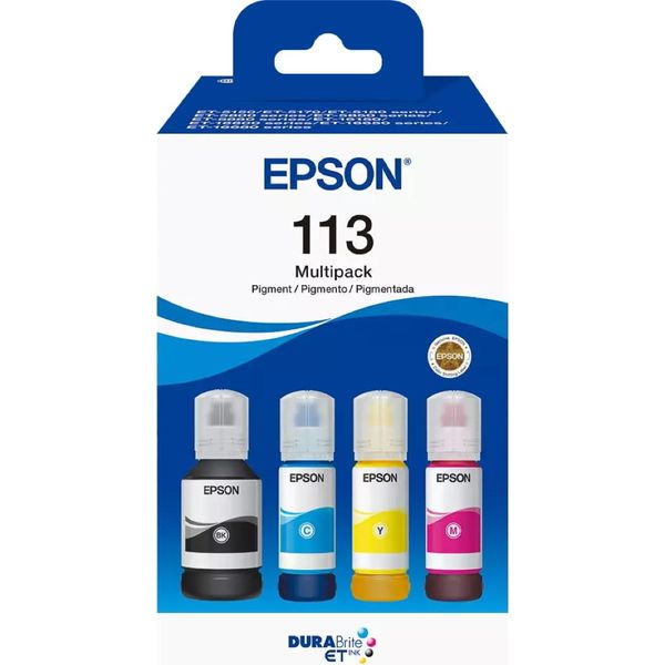Epson 113 Multipack - Confezione Da 4 Pezzi - Nero, Giallo, Ciano, Magenta-image