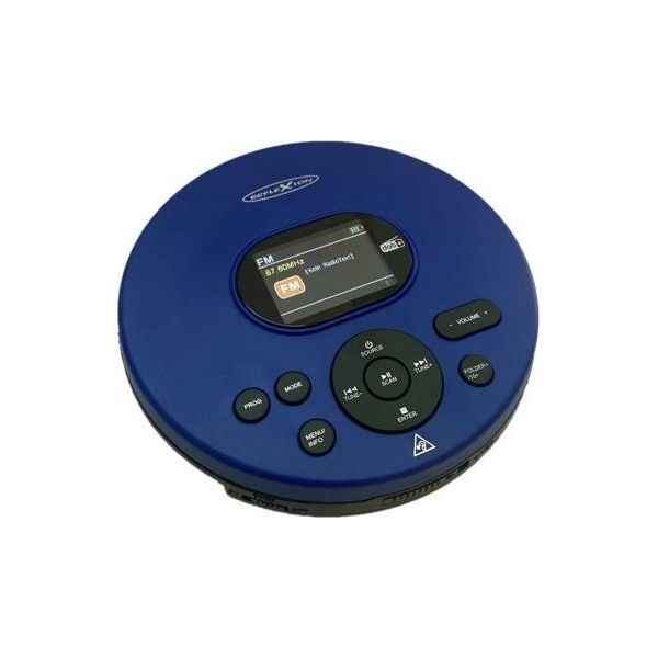 Reflexion PCD540DAB/BL Tragbarer Cd-Player Cd CD-R CD-RW MP3 Blau (PCD540DABBL)-image