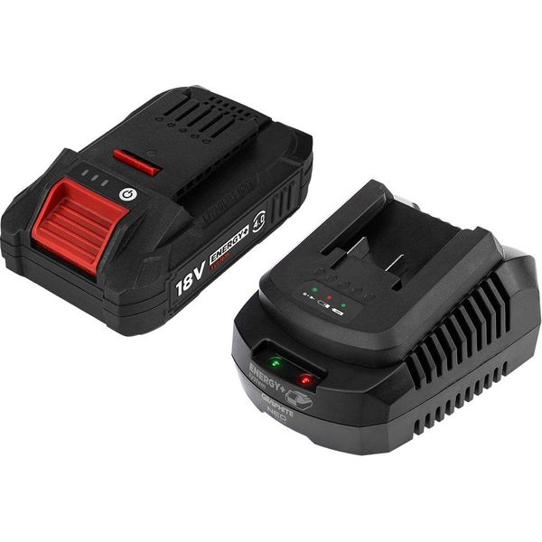 Set Di Batterie Graphite Energy+ 4Ah E Caricabatterie - 18V Li-Ion, Compatibile Con Graphite E Neo Tools-image