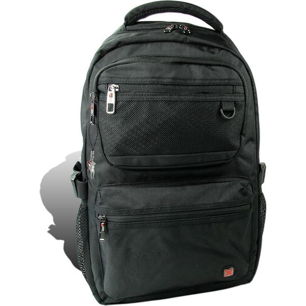 Travel N Meet Zaino Per Laptop, Zaino Imbottito Nero Uomo D2ORD4218S-image