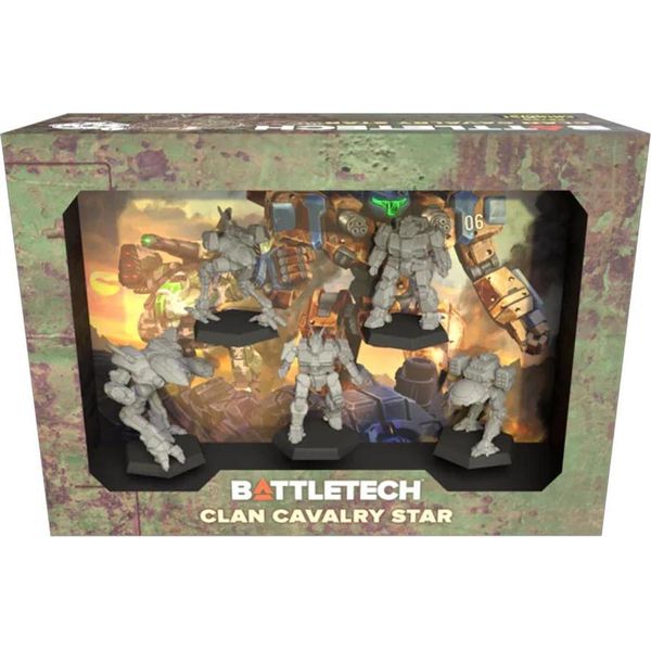 Battletech Clan Cavalry Star - Miniaturen-Spiel -Accessori - Inglese-image
