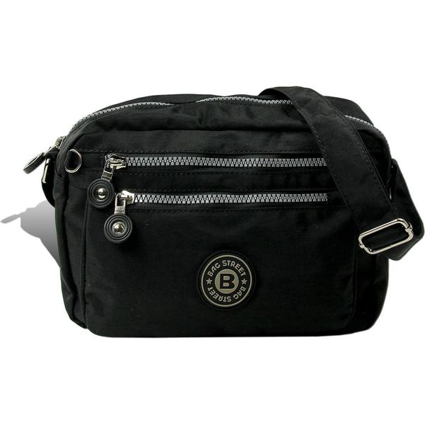 Borsa Street Borsa A Tracolla In Nylon Nera Da Donna D2OTJ202S-image