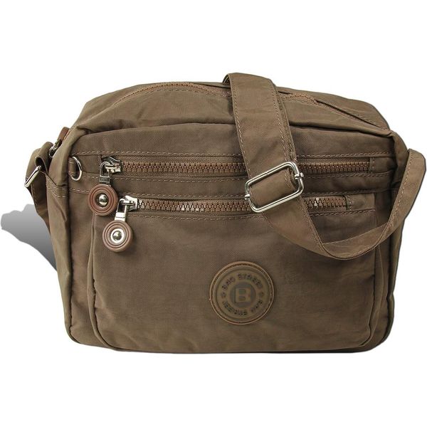 Borsa Street Borsa A Tracolla In Nylon Marrone Da Donna D2OTJ202N-image