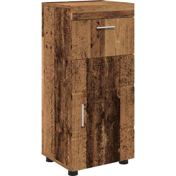 Syfax™ Set Di Armadi Da Bagno Tulum Legno Vecchio 37 X 31,5 X 82 Cm-image