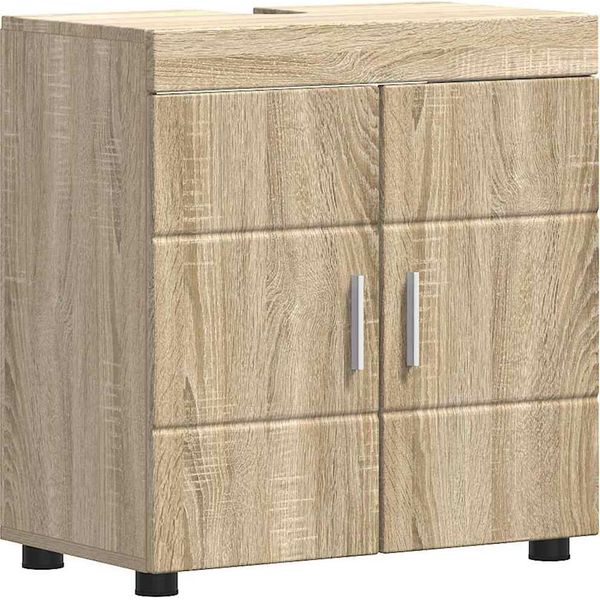 Syfax™ Set Di Armadi Da Bagno Tulum Rovere Sonoma 60 X 34 X 63 Cm-image