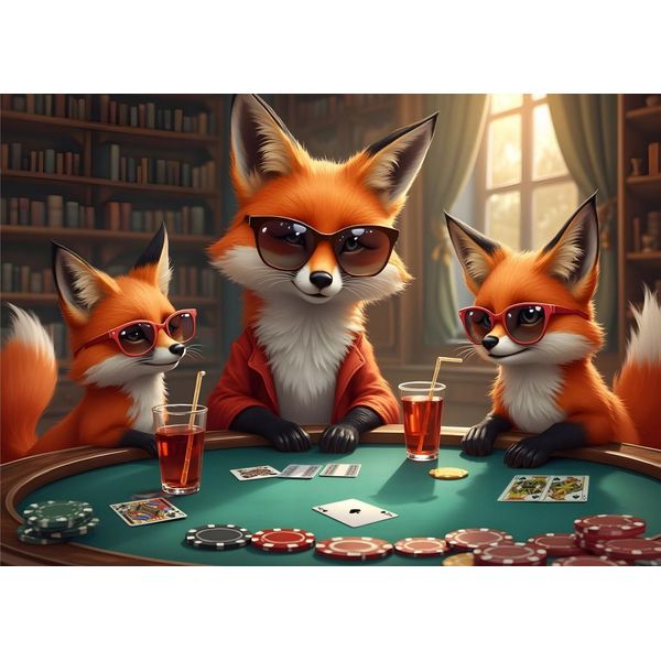 Alipson Puzzle Puzzle Il Bluff Delle Volpi - 500 Teile Puzzle Spaß-image