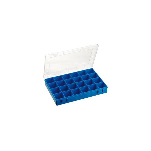 HüNersdorff PS-CLASSIC Scatola Di Assortimento 225 X 335 X 55 Mm, 24 Scomparti, Blu-image