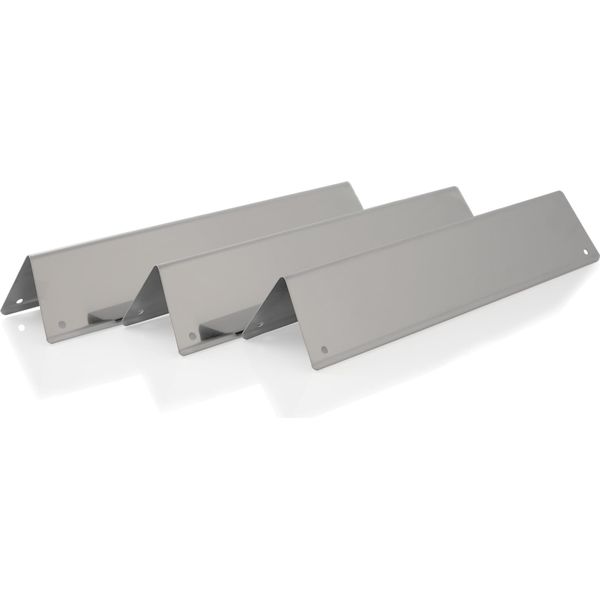Set Di Spargifiamma In Acciaio Inox Bbq-Toro (3 Pezzi) | 38,8 X 8,7 Cm | Barra Aromatica-image