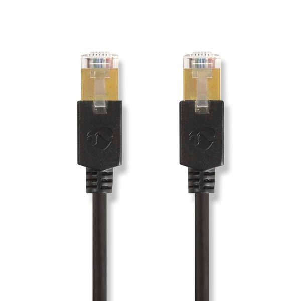 Cavo Di Rete CAT6 | RJ45 Maschio | RJ45 Maschio | F/Utp | 10,0 M | Rotondo | Lszh / Pvc | Antracite | Scatola Con Finestra-image