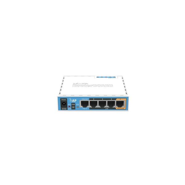 Mikrotik Hap, 650Mhz Cpu, 64MB Ram, 5X Lan, Integr. 2.4Ghz Wi-Fi, Wps, Vč. L4-image