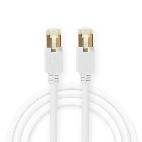 Cavo Di Rete CAT6 | RJ45 Maschio | RJ45 Maschio | F/Utp | 5,00 M | Rotondo | Lszh / Pvc | Bianco | Scatola Con Finestra-image