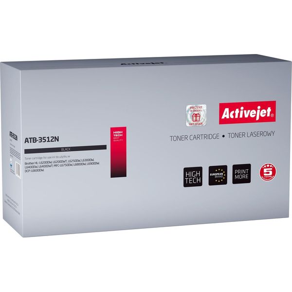 Activejet ATB-3512N Toner (Replacement For Brother TN-3512; Supreme; 12000 Pages; Black)-image