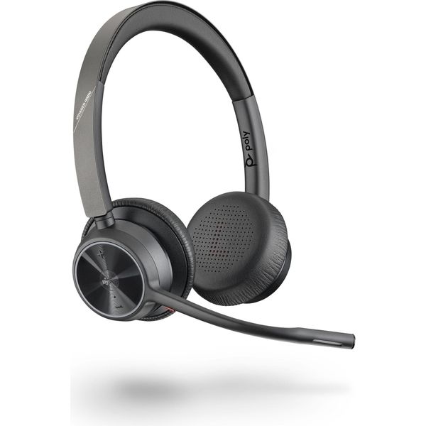 Poly Voyager 4300 Uc Serie 4320 - Per Microsoft Teams - Cuffie - On-Ear - Bluetooth - Senza Fili - USB-A - Isolamento Acustico - Per Microsoft Teams-image