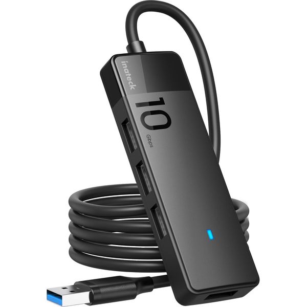 Inateck HB2025AL_BLACK Inateck Usb Hub 1M Kabel, 4 Usb-A-AnschlüSse Usb 3.2 Gen 2-image