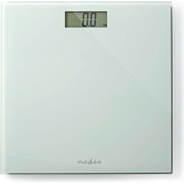 Bilancia Pesapersone | Digitale | Bianca | Vetro Temperato | Capacità Massima Di Pesatura: 150 Kg-image