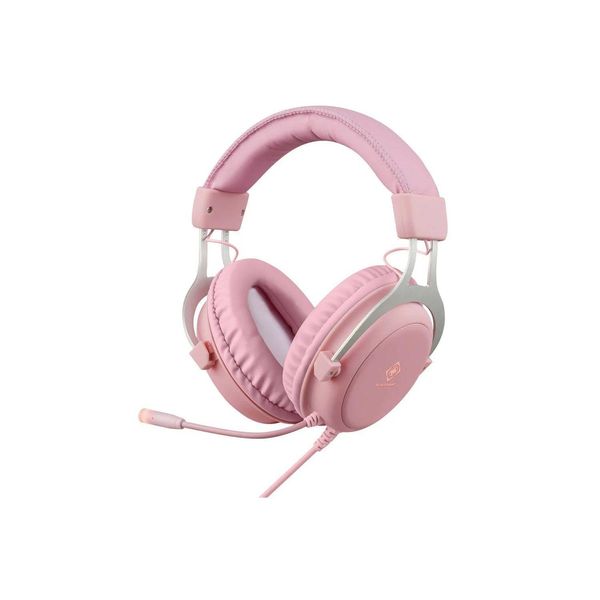 Deltaco GAM-030-P KopfhöRer & Headset Kabelgebunden Kopfband Gaming Usb Typ-A Pink (GAM-030-P)-image