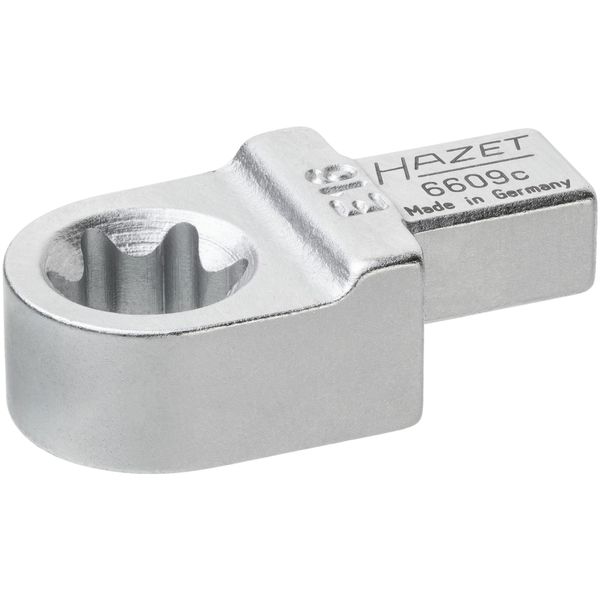 Hazet 6609C-E16 Testa Della Chiave A Croce Torx® ∙ Quadro Inseribile 9 X 12 Mm ∙ Profilo Torx® Esterno ∙ E16-image