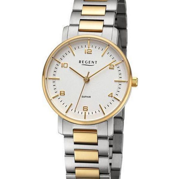 Orologio Da Donna Regent Bracciale In Metallo Orologio Da Polso Analogico Argento Oro URF1484-image