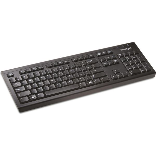 Kensington KB150 Eq - Tastiera - Full Size - Wireless - 2,4 Ghz - Qwertz - Tedesco - Nero - Cartone-image