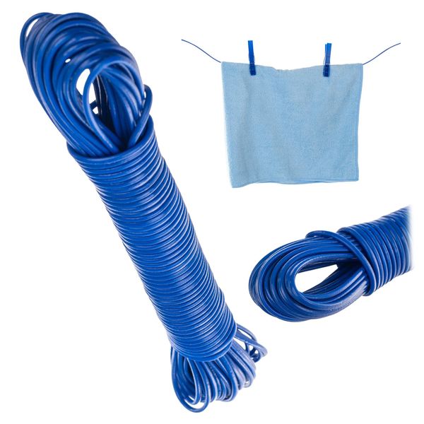 Stendibiancheria Kadax Stendibiancheria Forte Di 20 Metri Con Corda Da Balcone Inserita-image