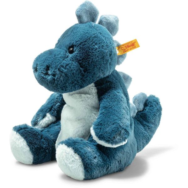 Steiff 067266 Stegosauro Beffardo Di Notte, Peluche, 28 Cm, Azzurro-image