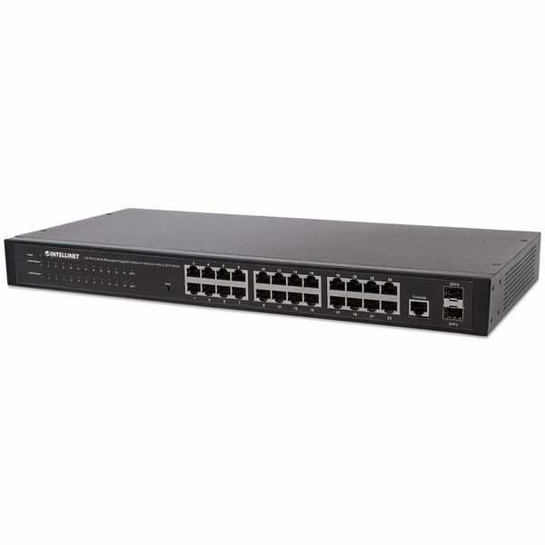 Intellinet 560917 Switch Intellinet 24X Ge Gestito Via Web Montato Su Rack 2X Sfp-image