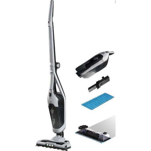 Concept VP4201 Aspirapolvere A Bastone/ Scopa Elettrica 2 In 1 Aspirapolvere A Bastone Ac Dry&Wet Bagless 0,6 L 90 W Nero Argento-image