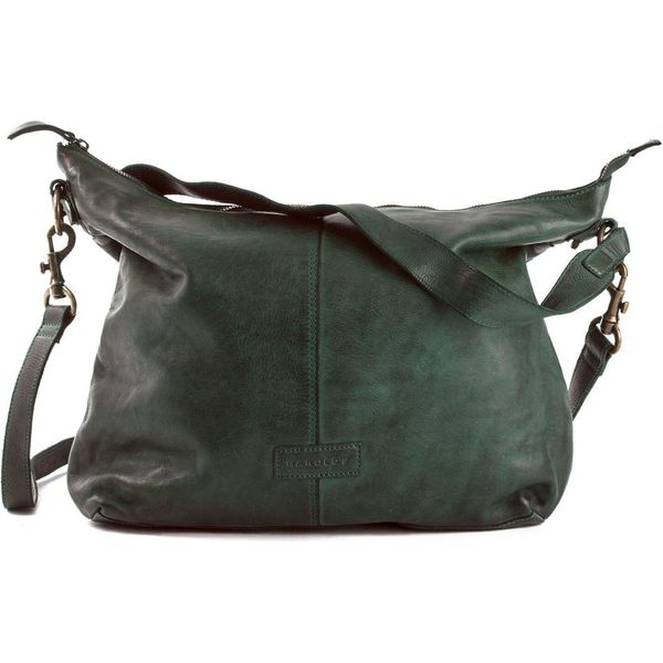 Harold's Pelle Borsa Shopper Borsa A Tracolla Submarine Shopper Green Verde Scuro-image