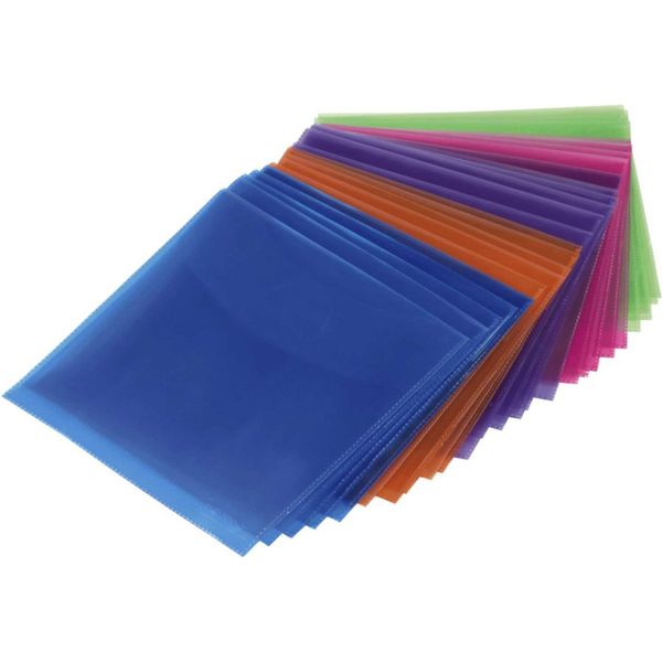 Hama - Custodia Per Cd/Dvd - Blu, Rosso, Verde, Arancione, Viola (Confezione Da 50)-image