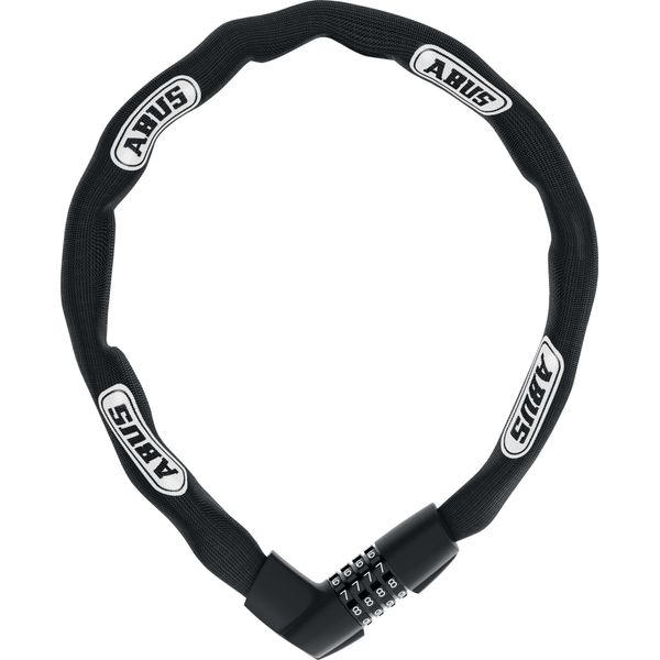 Lucchetto A Catena Abus Tresor 1385 - Lucchetto A Combinazione In Acciaio Temprato - Catena Quadrata Di 7 Mm Di Spessore - Livello Di Sicurezza Abus 7 - 85 Cm - Nero-image